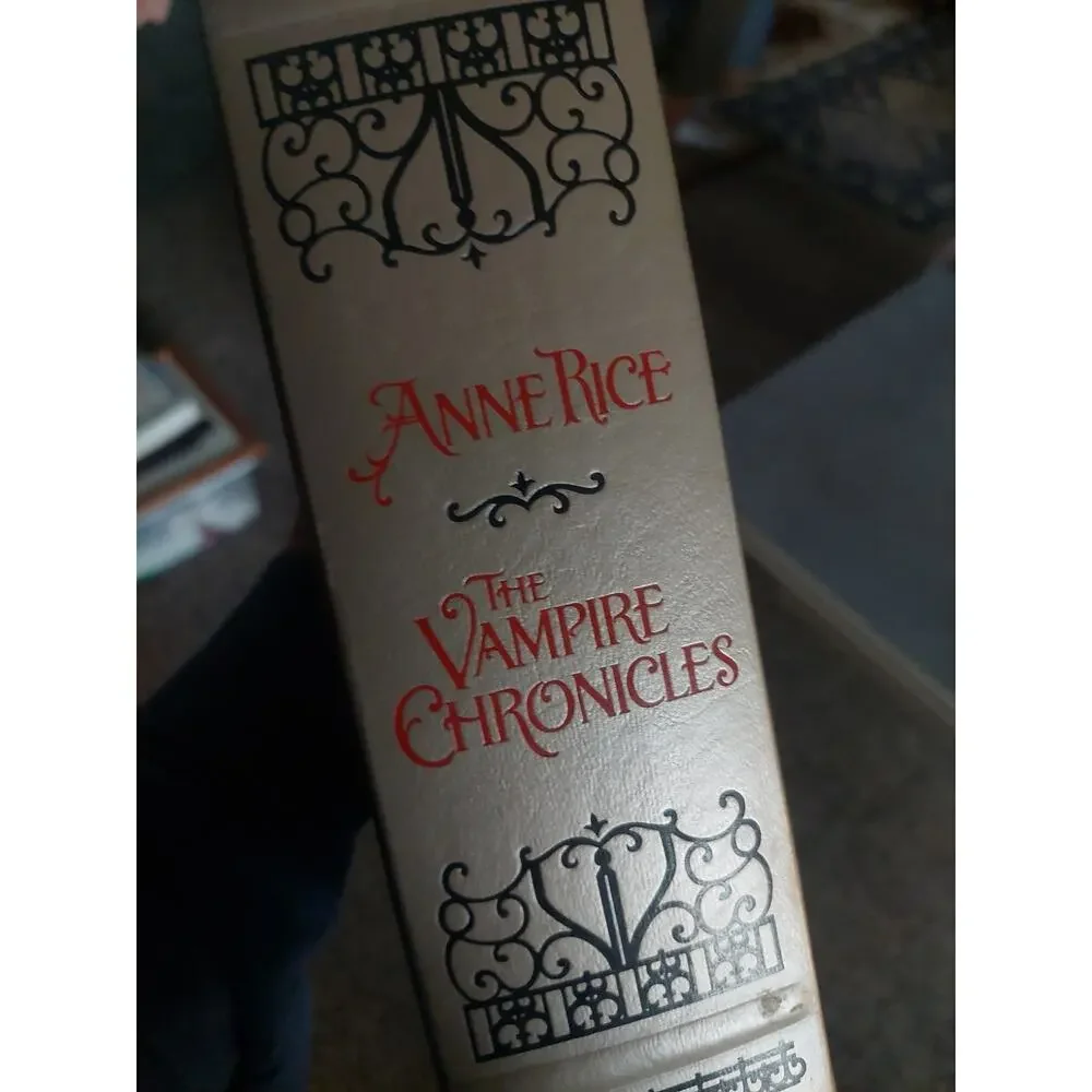 The Vampire Chronicles Anne Rice Hardcover Gold